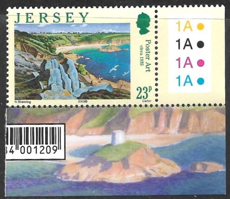 JERSEY 2003 23p Scenic View POSTER ART Issue Sc 1071 MNH