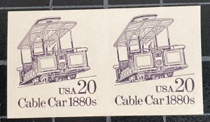 US Stamps - SC# 2263A - EFO - Imperforate  Pair  -  MNH - SCV = $50.00