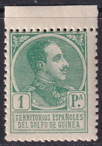 Spanish Guinea 1919 Sc 168 margin single MNH**