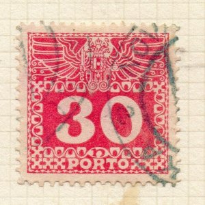 Austria 1900s Postage Due Early Issue Fine Used 30h. NW-119662