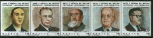 MEXICO 1297a Art and Science - Famous Scientists MINT, NH. F-VF.