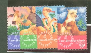 Cocos (Keeling) Islands #319-22  Single (Complete Set)