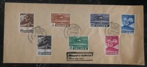 1948 Reykjavik Iceland First Day Cover FDC Complete Set SC#246-52