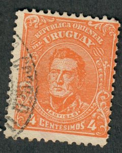 Uruguay #204 used Single