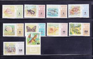 Samoa 369-378 MNH Wildlife