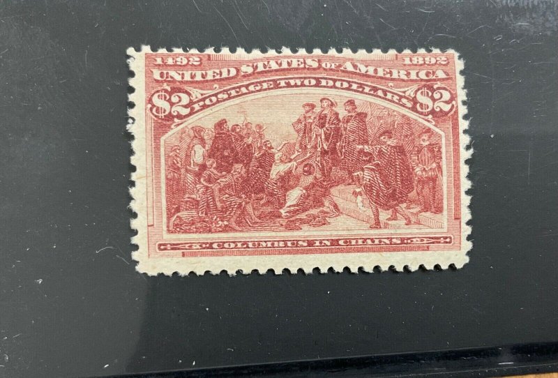 242 $2  Columbian  1893  Fine MH OG 