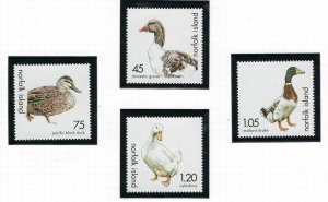 Norfolk Is 697-700 MNH 2000 Ducks (ak3531)