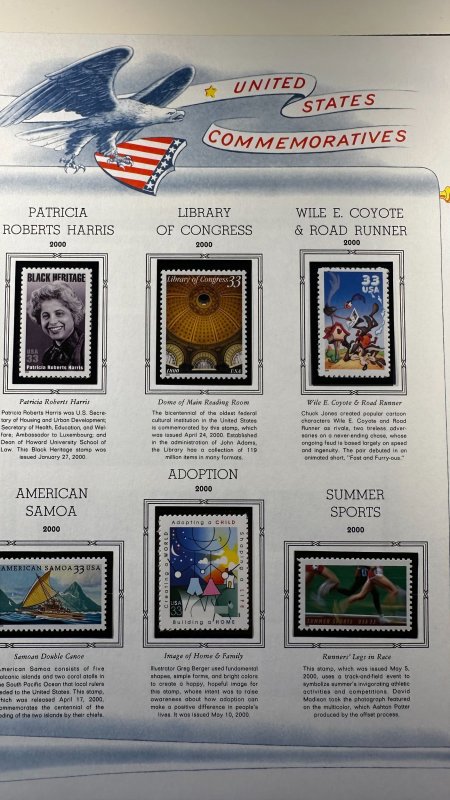 White Ace collection Commemoratives of 1999-2000 [pages 464-535] [72 pages]