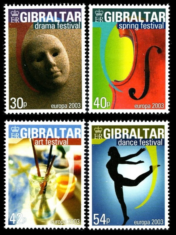 2003 Gibraltar 1032-1035 Europa Cept 7,00 €