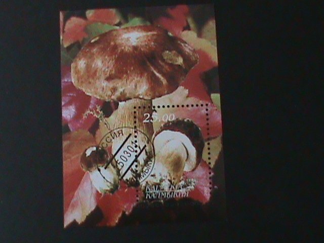 KALMYKIA-RUSSIA-LOVELY MUSHROOM CTO S/S-VF- FANCY CANCEL-WE SHIP TO WORLDWIDE