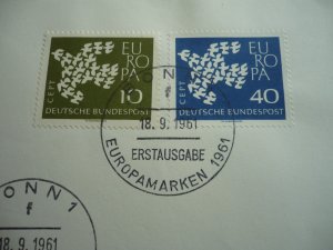 Europa 1961 - Germany - Set - First Day Cover