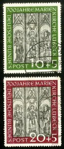 Germany Stamps # B316-17 Used VF Scott Value $125.00