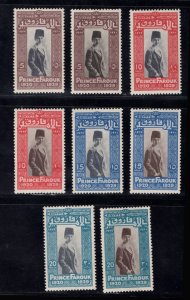 MOMEN: EGYPT SC #155-158 BOTH COLORS MINT OG NH/H LOT #67686