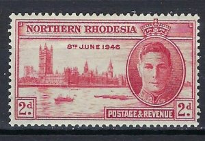 Northern Rhodesia 47 MH 1946 issue (an9264a)