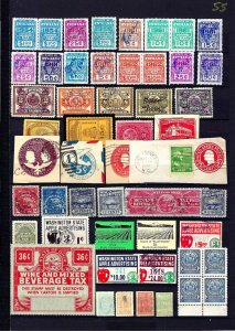 JASTAMPS:Vintage US Old Stamp Collection Various States Used and Unused