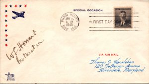 1940 April 15 Canal Zone First Day Signed ( Postal History ), 1940