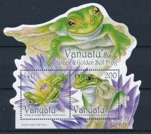 [39233] Vanuatu 2011 Reptiles Frogs MNH Sheet