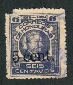 Honduras #166 Used single