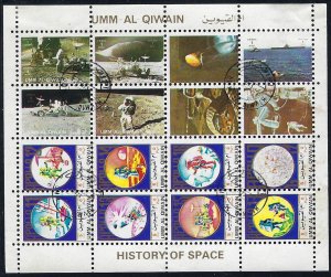 Umm Al Quwain - History of Space II, used Bin $5.50