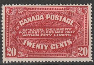 Canada Special Delivery Sc# E2, Mint OG H VF  (~1713)