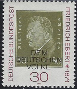 Germany 1053 MNH 1971 issue (ak7072)
