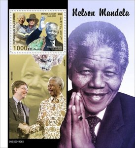 2022/08 - DJIBOUTI  - NELSON MANDELA II         1V    MNH **