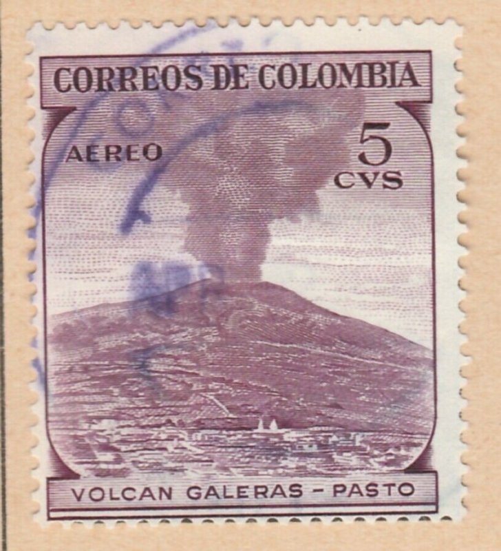 Colombia Air Post 1954 5c Fine Used A8P55F91