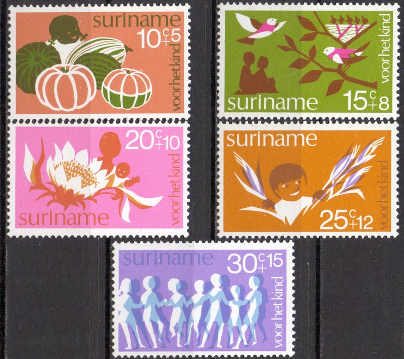 Suriname. 1974. 682-86. children. MNH. 