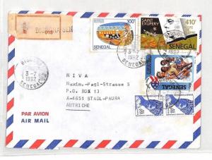 Senegal *Bignona* Registered Airmail Cover MISSIONARY VEHICLES PTS 1992 CA330