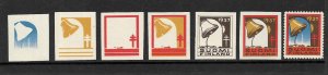 FINLAND 1937 Anti Tuberculosis Christmas Seals Progressive Proof Set MNH