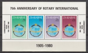 Zimbabwe 432a Rotary mnh