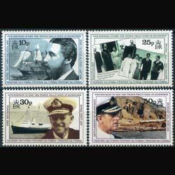 TRISTAN DA CUNHA 1991 - Scott# 496-9 Prince Set of 4 NH