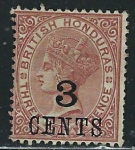 British Honduras 29 No Gum 1888 surcharge (fe4183)