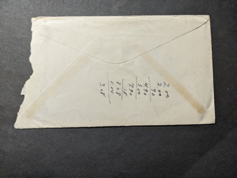 NAVY #151 Dutch Harbor, Alaska 1944 Censored WWII Naval Cover AIR OPERATIONS