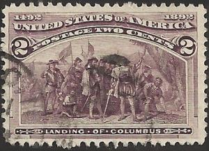 # 231 BROWN VIOLET USED LANDING OF COLUMBUS SCV-0.30