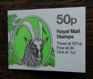 Great Britain 50p Bagot Goat Booklet MNH 