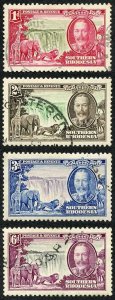 Southern Rhodesia SG31/34 1938 Silver Jubilee Set of Four Fine Used