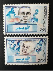 Senegal 1996 Mi. 1452 - 1453 UNICEF 50 years years children children children children children-