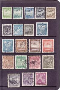 Chile  Scott#  C30-C50  M&U