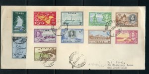 TONGA 1953 DEFINITIVE FIRST DAY COVER