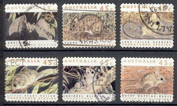 Australia - Mi. 1249-54 (Animals) - Used - K1764