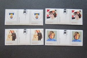 Bahamas Sc 510-513 Diana G-Pair Set MNH