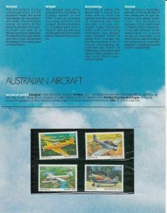 Australia Aircraft Mint Never Hinged Presentation Stamps Pack R 16810