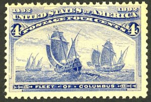 U.S. #233 MINT OG NH