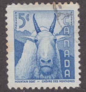 Canada 361 Mountain Goat 5¢ 1956