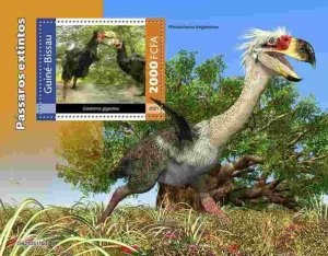 Guinea-Bissau - 2021 Extinct Birds - Stamp Souvenir Sheet - GB210511b3