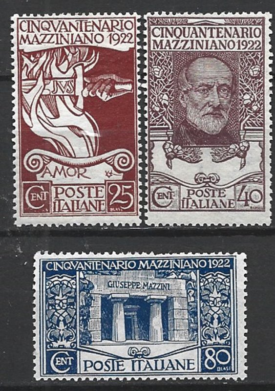 COLLECTION LOT 15750 ITALY #140-2 MH 1922 CV+$45