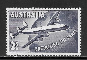 Australia Scott C8 MNHOG - 1958 'Round the World Air Service - CV $2.75