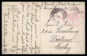 Austria 1915 WWI Navy Ship SMS Trabant Feldpost Cover Pola Croatia 93593