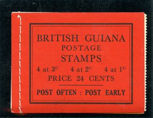 British Guiana 1945 KGVI Booklet 24c booklet superb MNH. SG SB9b.